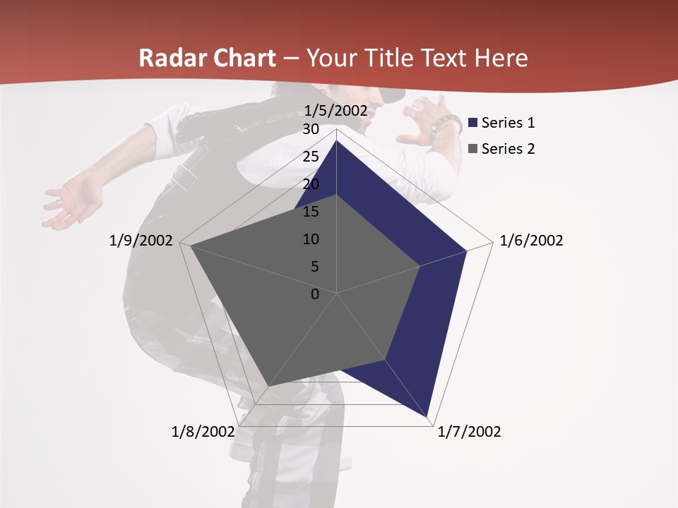 Pose Action Aerobics PowerPoint Template