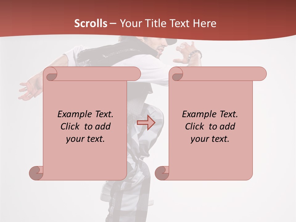 Pose Action Aerobics PowerPoint Template