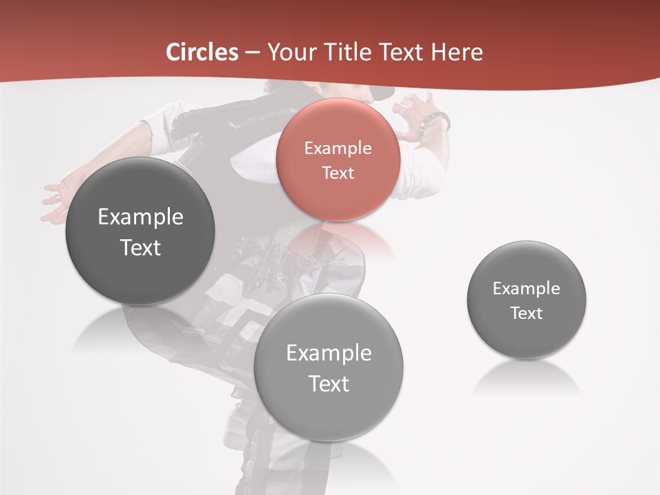 Pose Action Aerobics PowerPoint Template