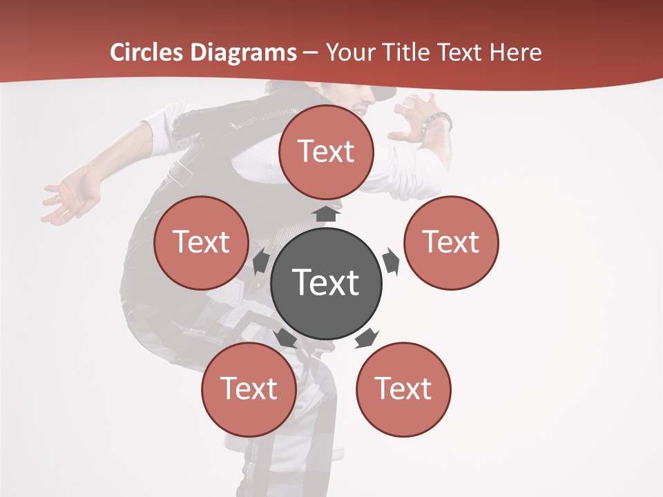 Pose Action Aerobics PowerPoint Template