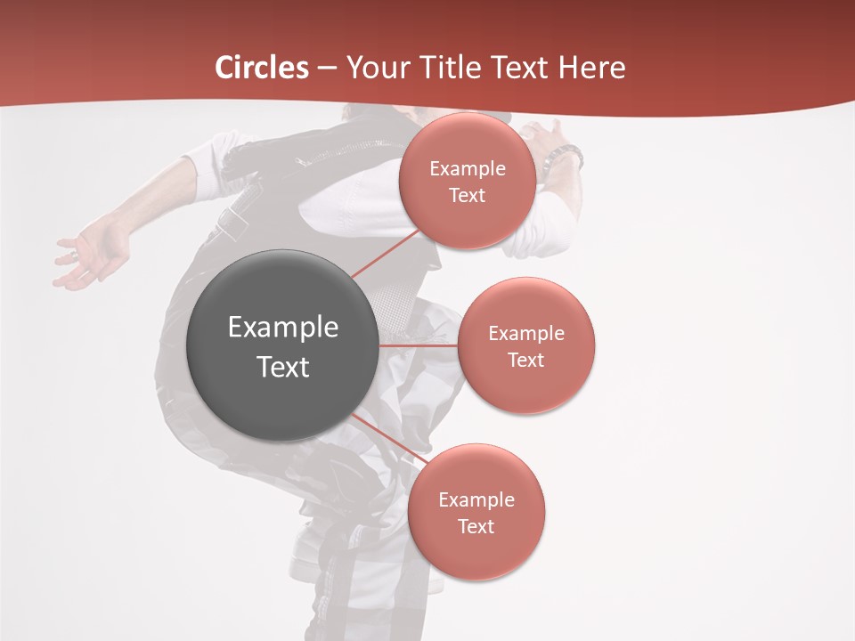 Pose Action Aerobics PowerPoint Template