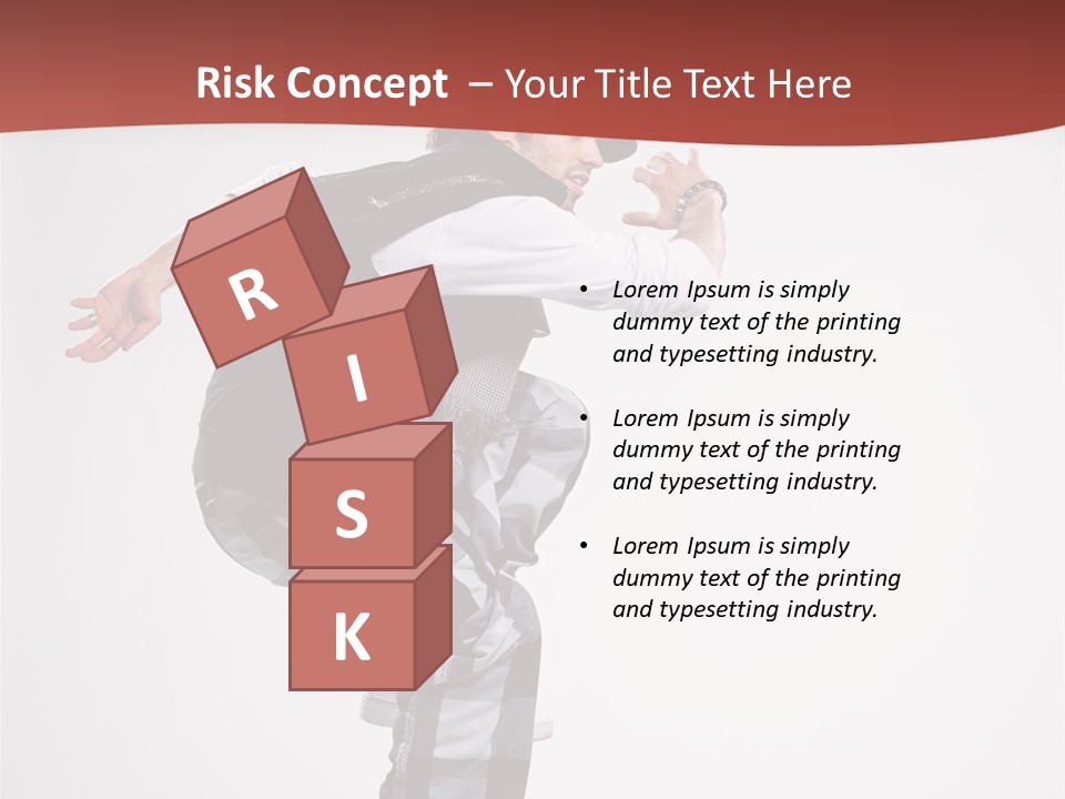 Pose Action Aerobics PowerPoint Template