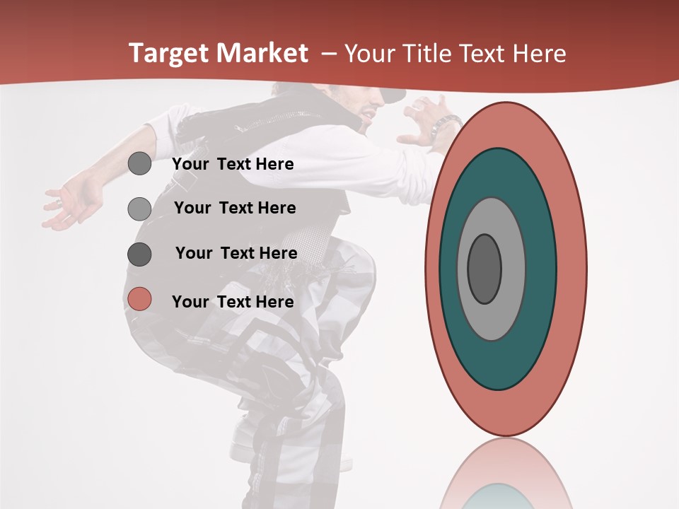 Pose Action Aerobics PowerPoint Template