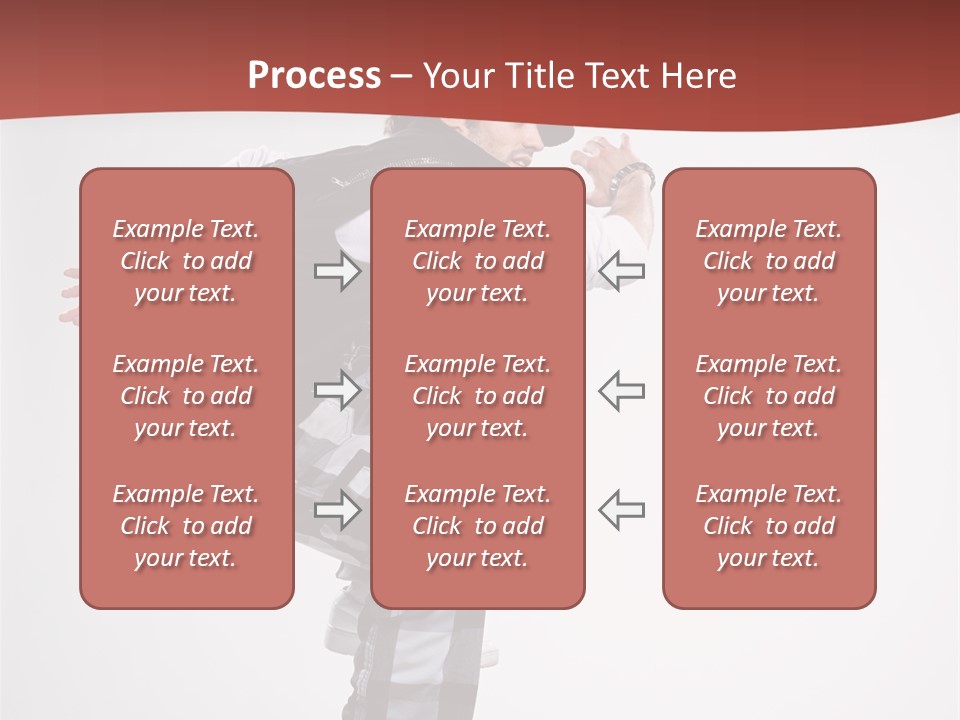 Pose Action Aerobics PowerPoint Template
