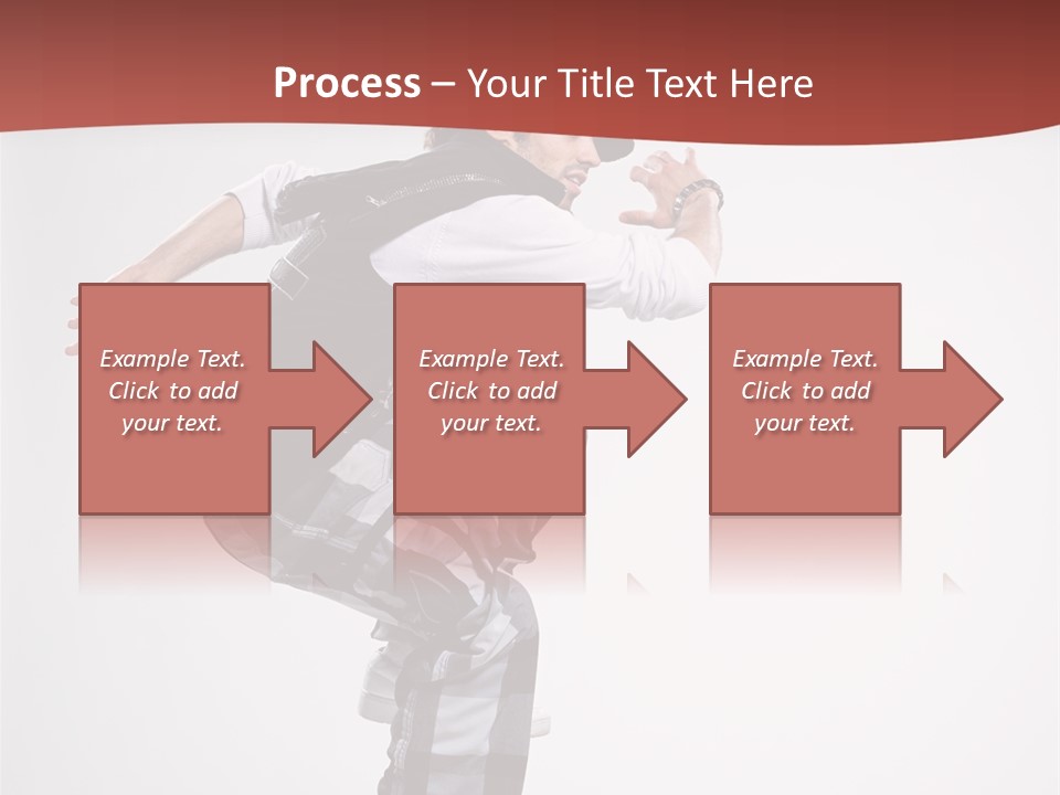 Pose Action Aerobics PowerPoint Template