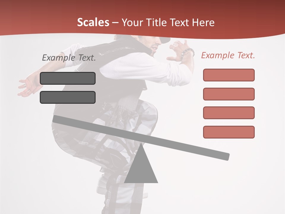 Pose Action Aerobics PowerPoint Template