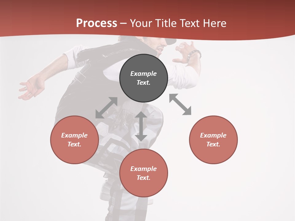 Pose Action Aerobics PowerPoint Template