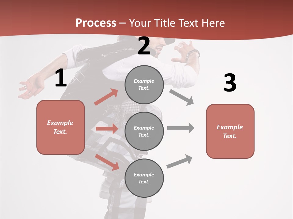 Pose Action Aerobics PowerPoint Template