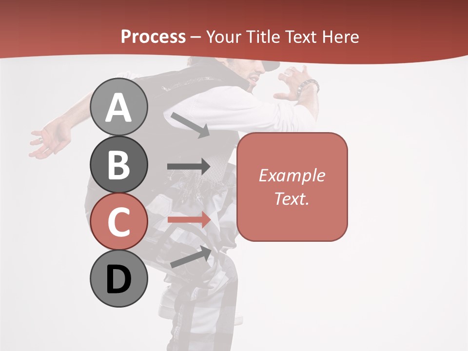 Pose Action Aerobics PowerPoint Template