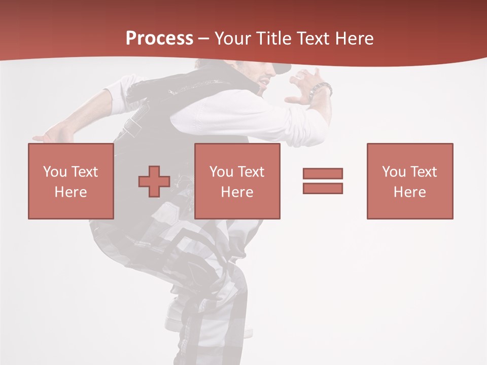 Pose Action Aerobics PowerPoint Template