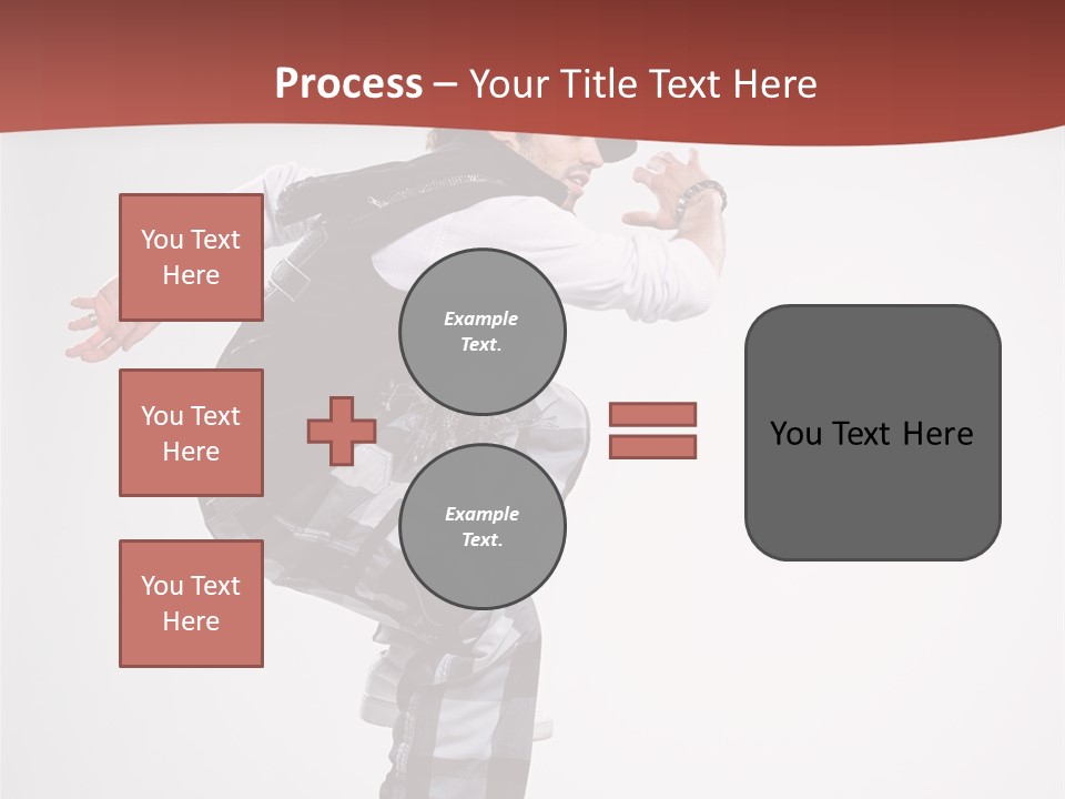 Pose Action Aerobics PowerPoint Template