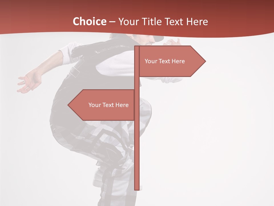 Pose Action Aerobics PowerPoint Template