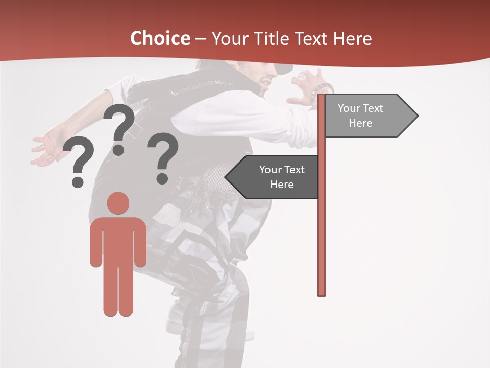 Pose Action Aerobics PowerPoint Template