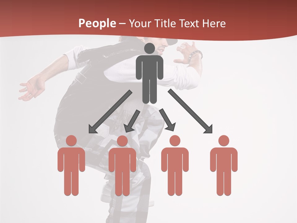 Pose Action Aerobics PowerPoint Template