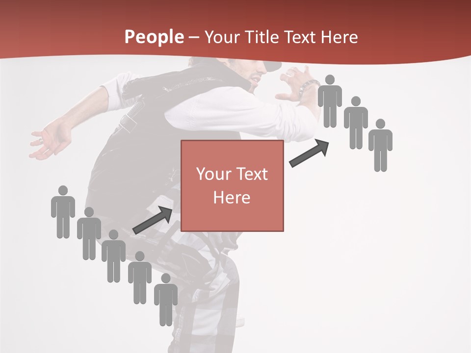 Pose Action Aerobics PowerPoint Template