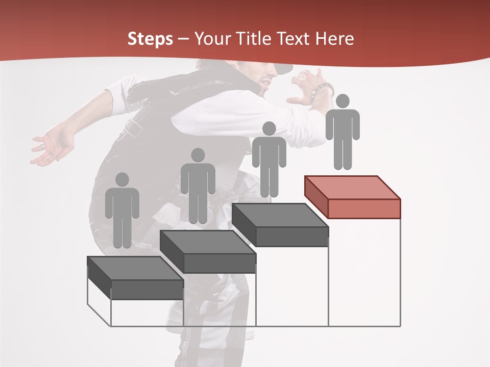 Pose Action Aerobics PowerPoint Template