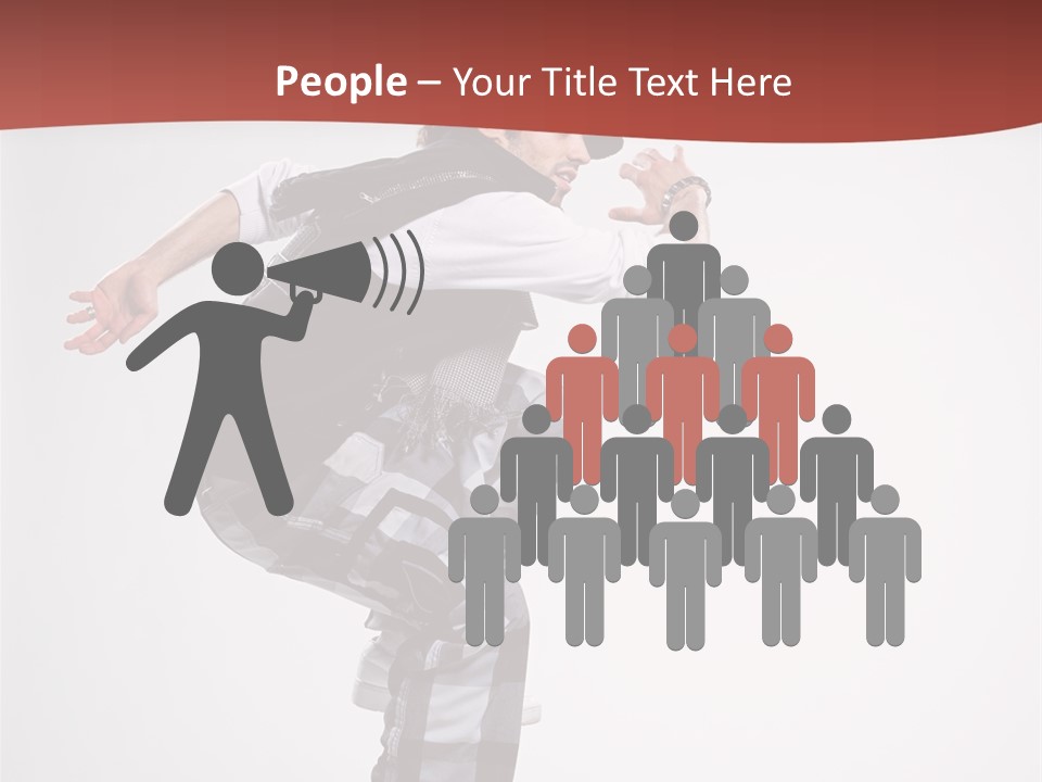 Pose Action Aerobics PowerPoint Template