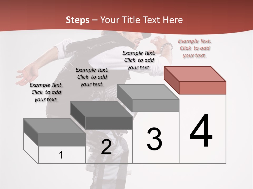 Pose Action Aerobics PowerPoint Template