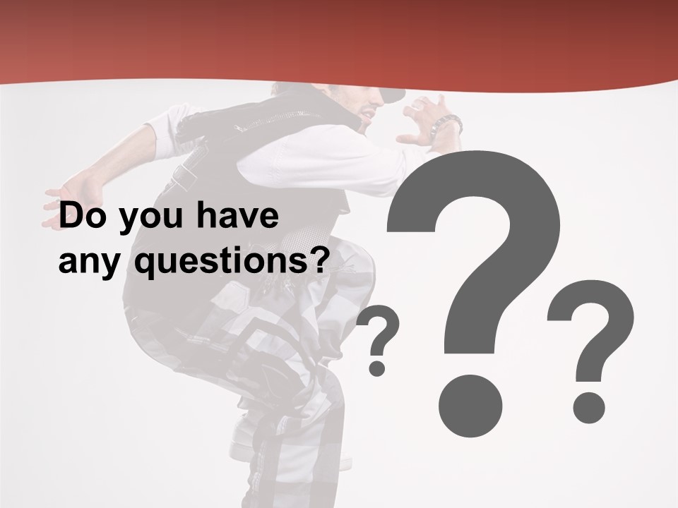 Pose Action Aerobics PowerPoint Template