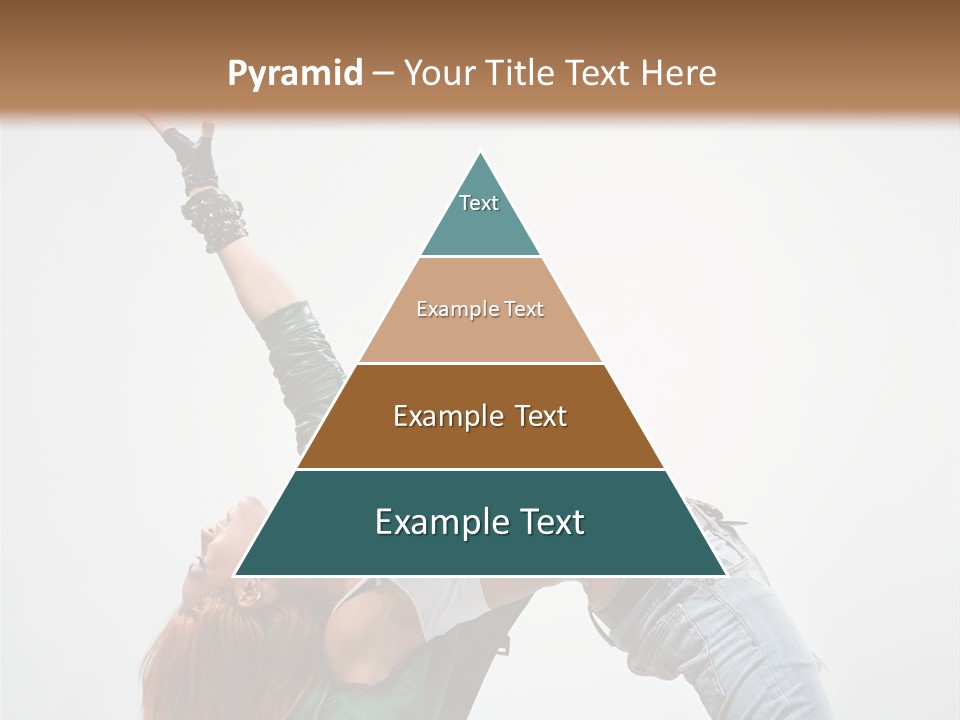 Fashion Aerobics Girl PowerPoint Template