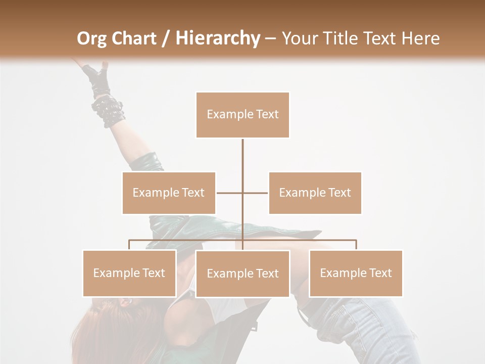 Fashion Aerobics Girl PowerPoint Template