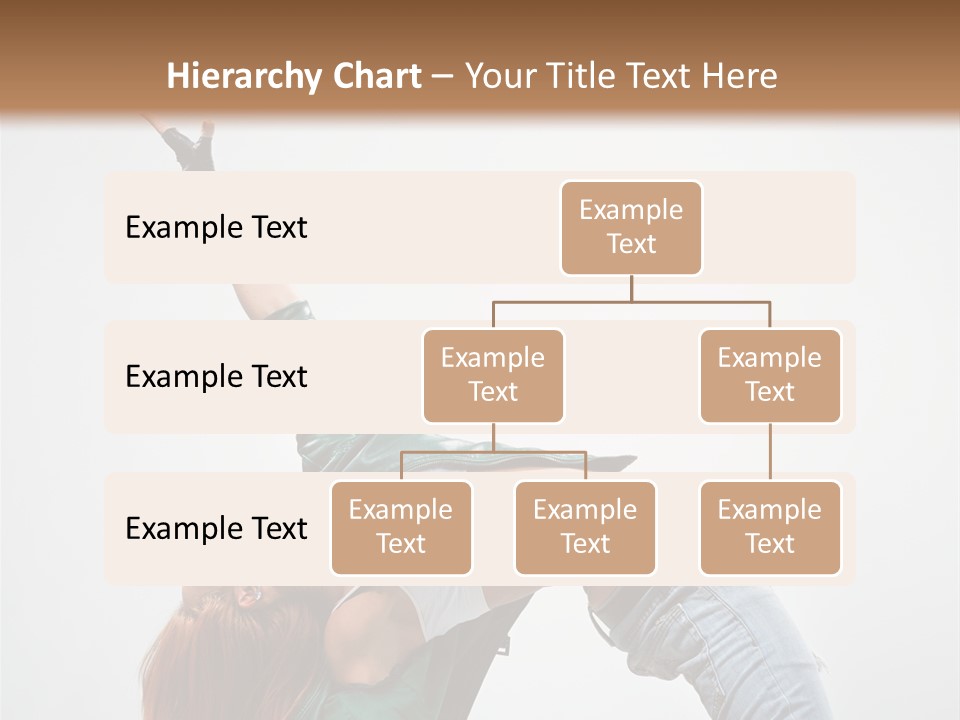 Fashion Aerobics Girl PowerPoint Template