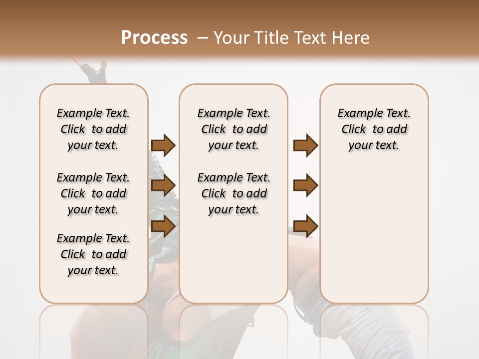 Fashion Aerobics Girl PowerPoint Template