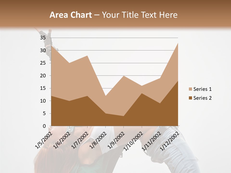 Fashion Aerobics Girl PowerPoint Template