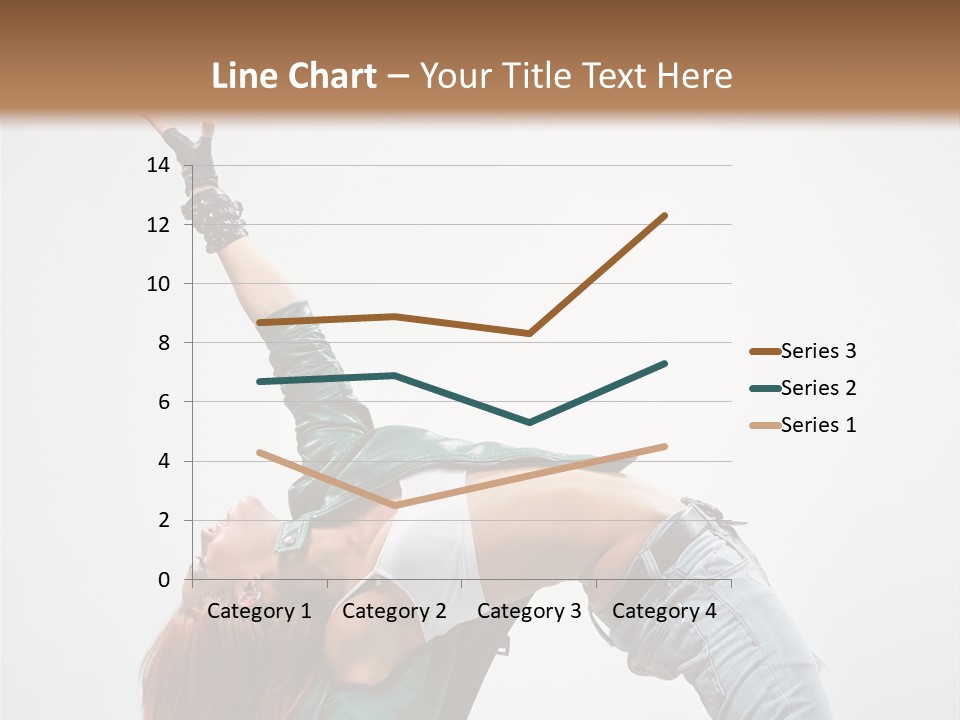 Fashion Aerobics Girl PowerPoint Template