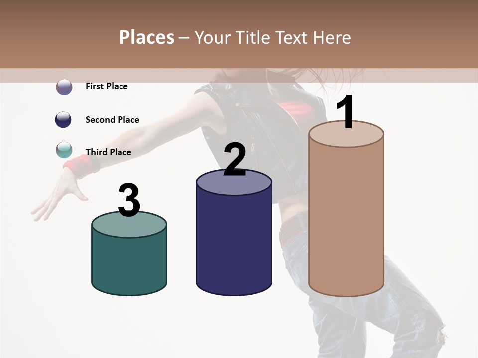 Hip Hop Jump One PowerPoint Template