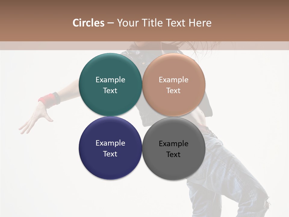 Hip Hop Jump One PowerPoint Template