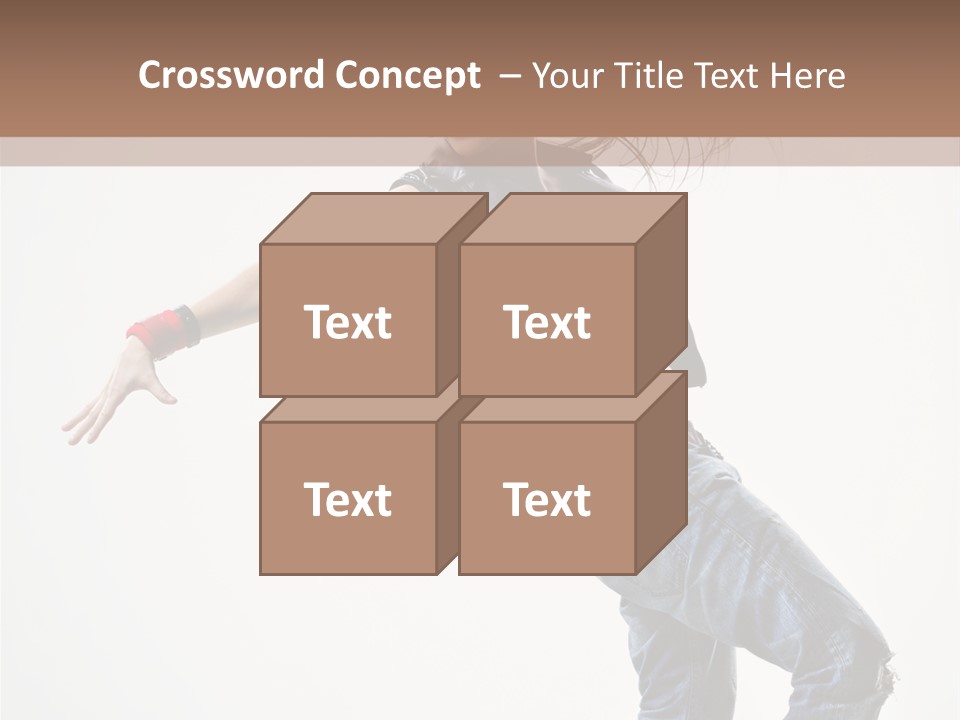 Hip Hop Jump One PowerPoint Template