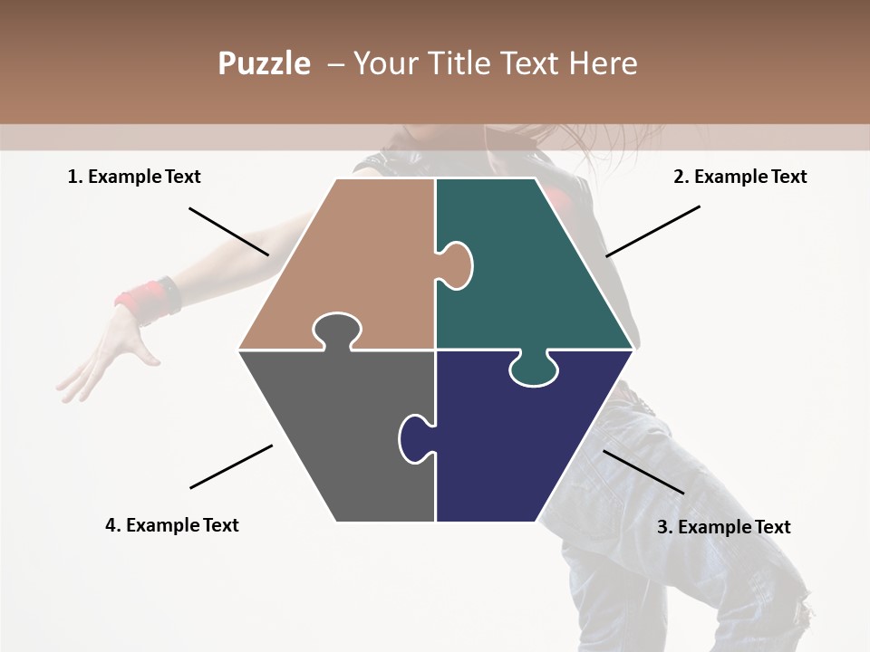 Hip Hop Jump One PowerPoint Template