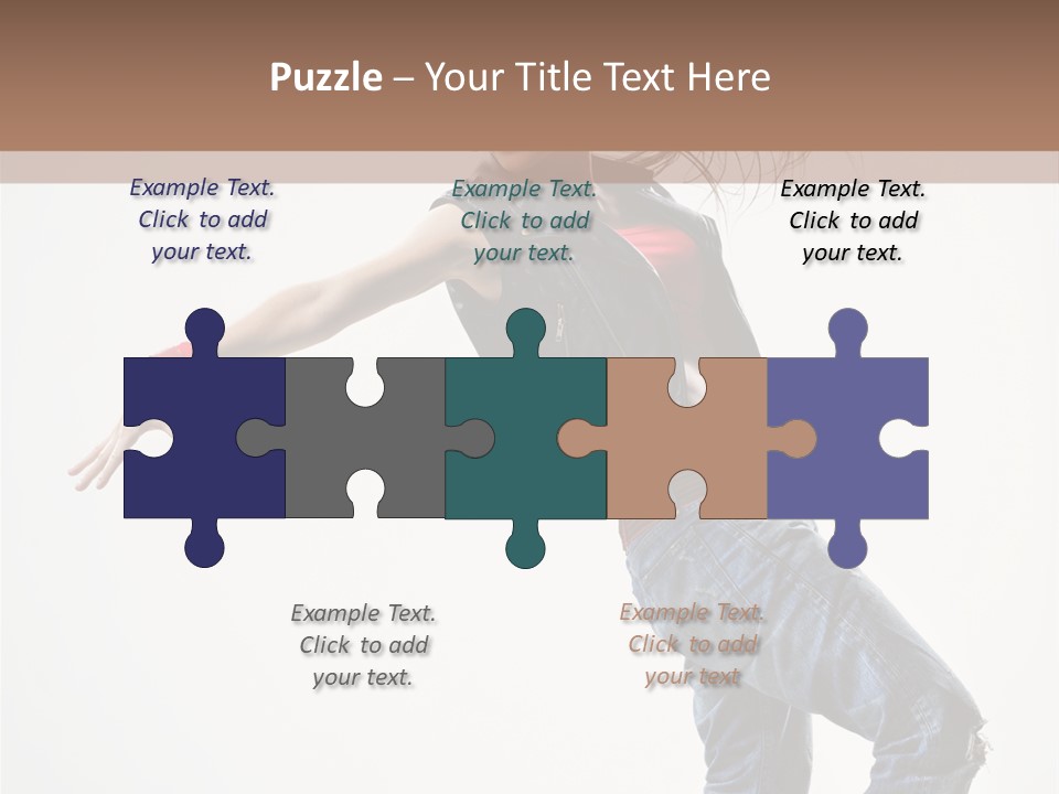 Hip Hop Jump One PowerPoint Template