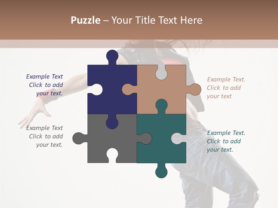 Hip Hop Jump One PowerPoint Template