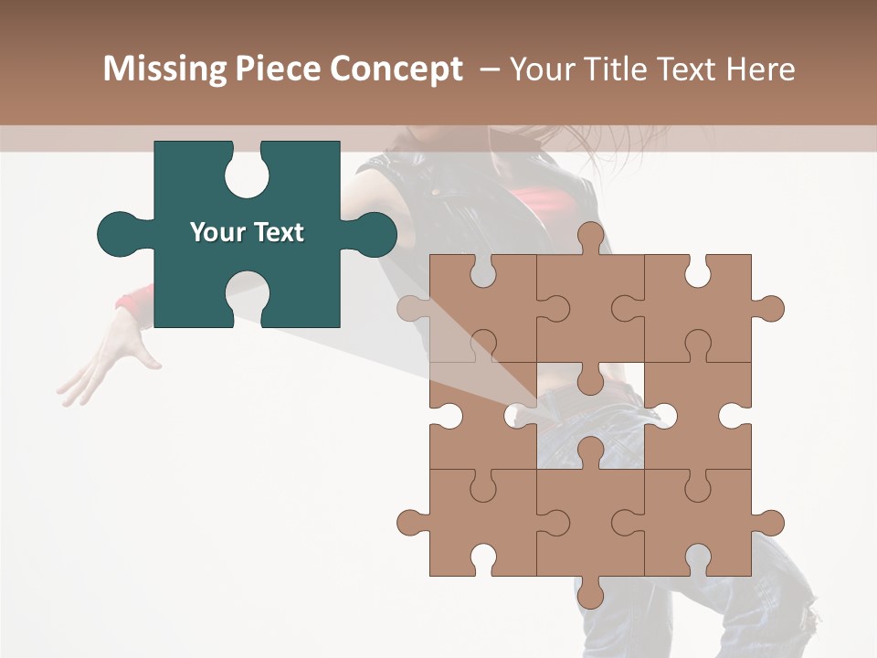 Hip Hop Jump One PowerPoint Template