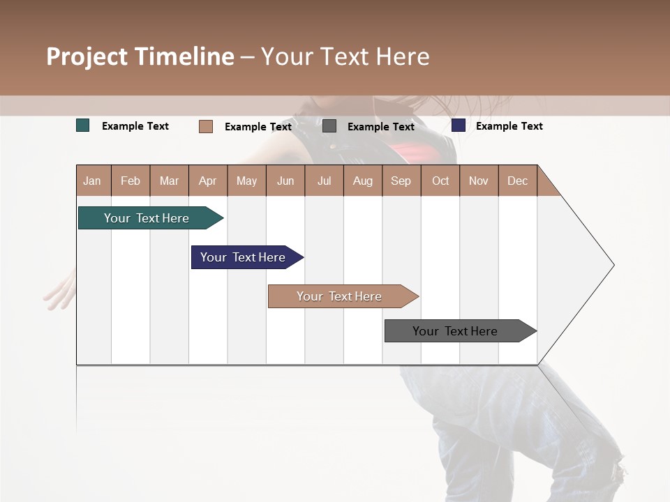 Hip Hop Jump One PowerPoint Template