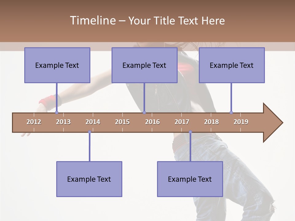 Hip Hop Jump One PowerPoint Template