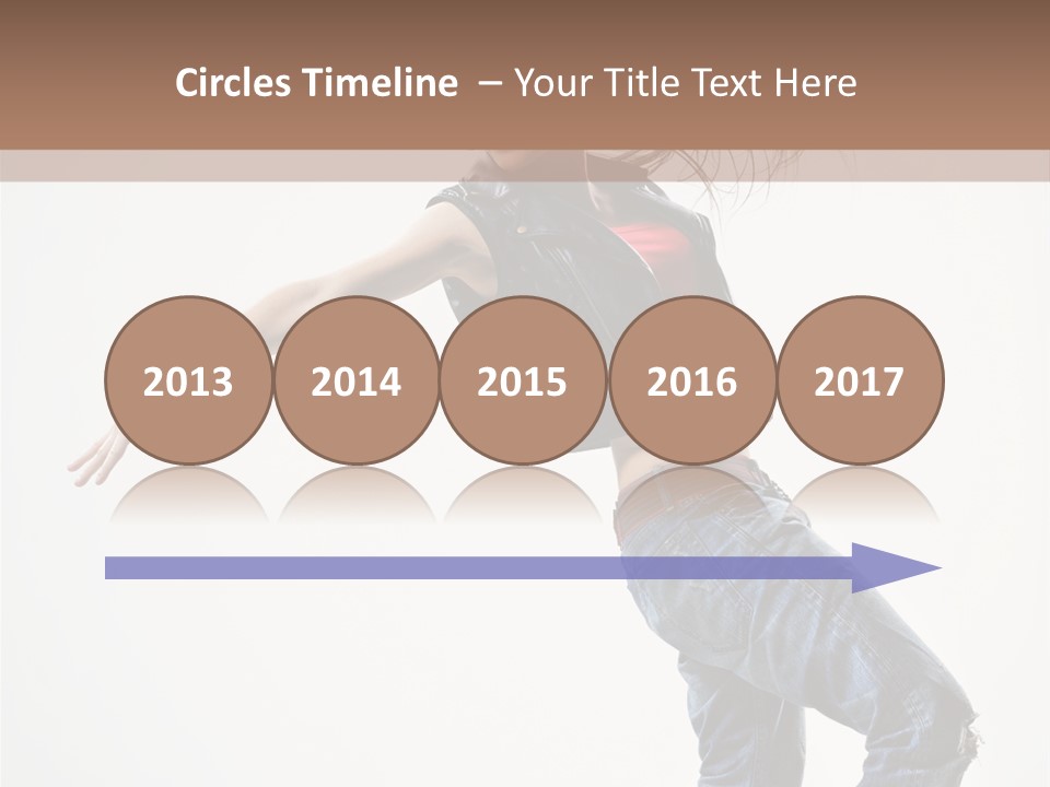 Hip Hop Jump One PowerPoint Template