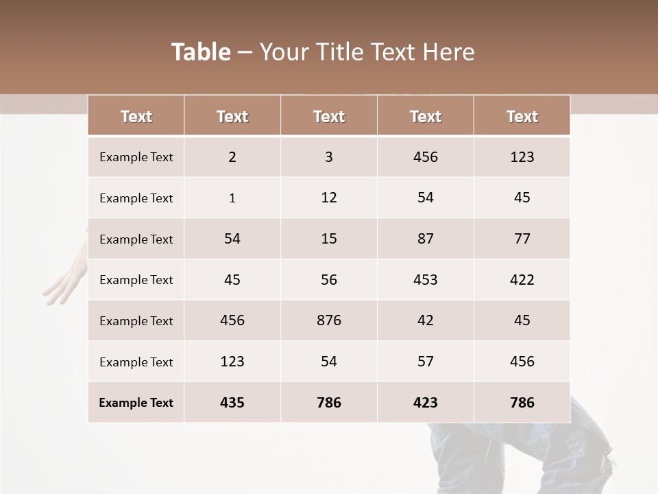 Hip Hop Jump One PowerPoint Template