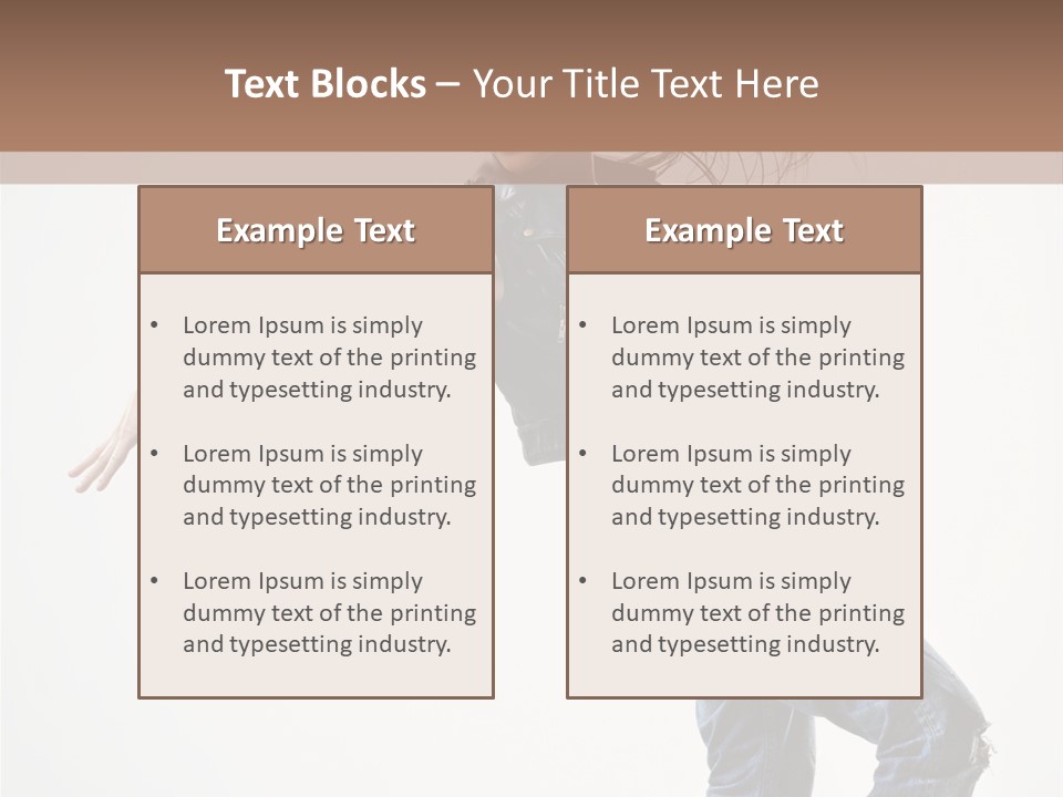 Hip Hop Jump One PowerPoint Template
