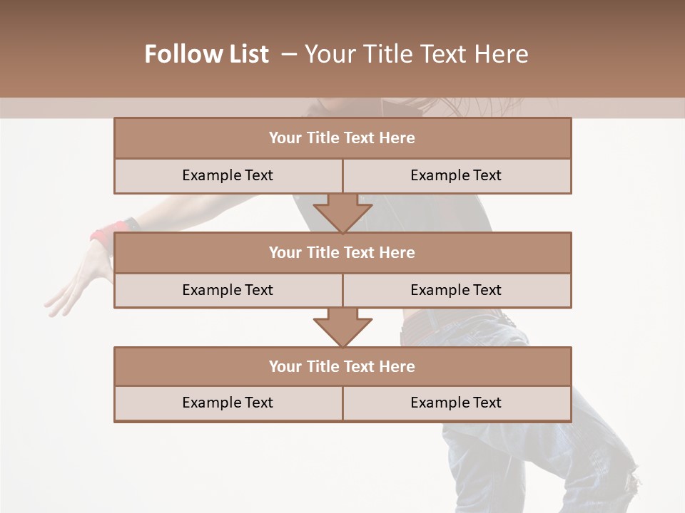 Hip Hop Jump One PowerPoint Template