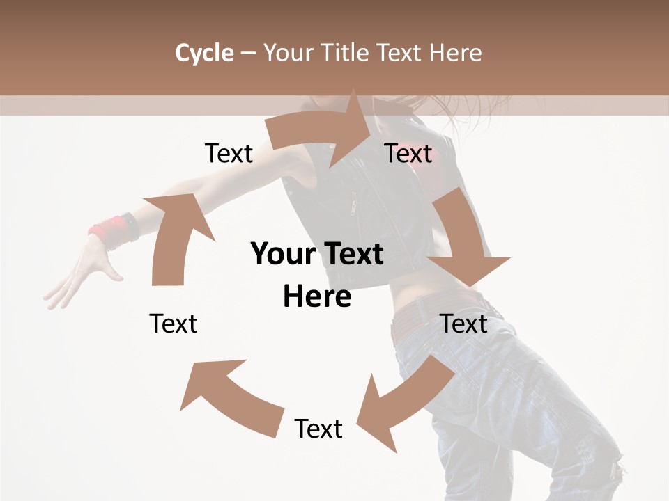 Hip Hop Jump One PowerPoint Template