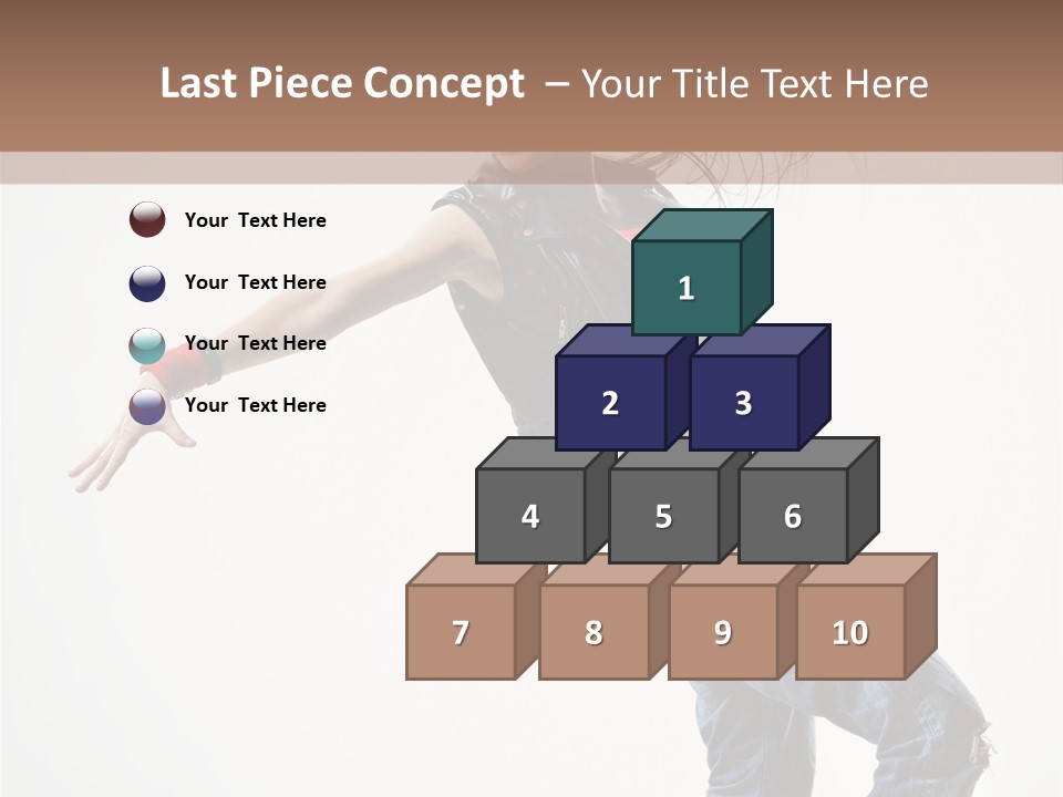 Hip Hop Jump One PowerPoint Template