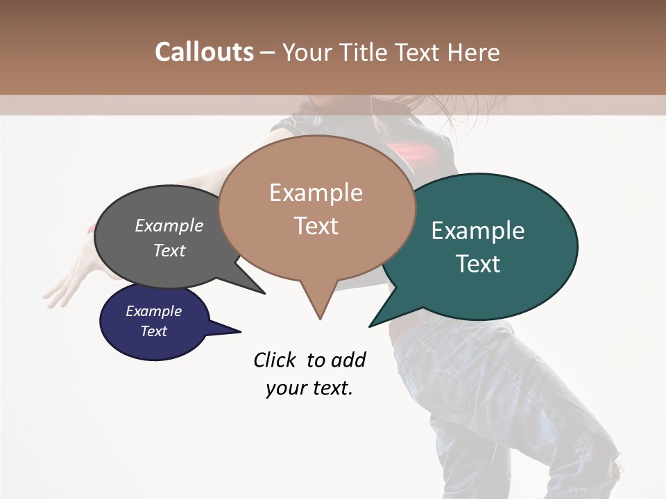 Hip Hop Jump One PowerPoint Template