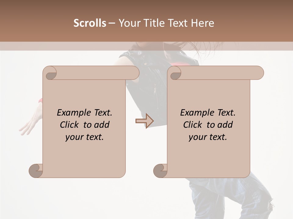 Hip Hop Jump One PowerPoint Template
