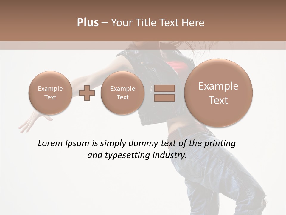 Hip Hop Jump One PowerPoint Template
