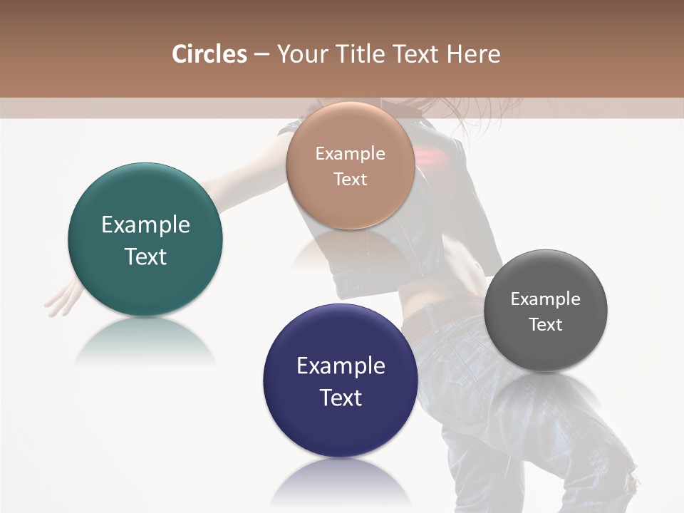 Hip Hop Jump One PowerPoint Template