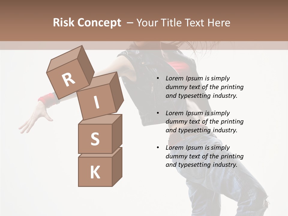 Hip Hop Jump One PowerPoint Template