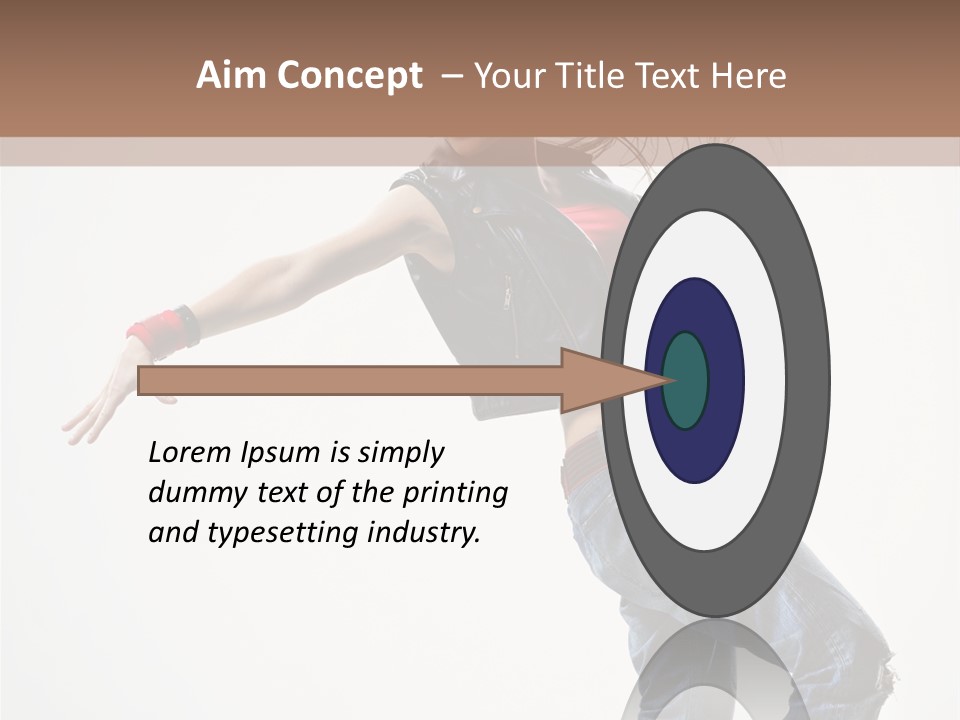 Hip Hop Jump One PowerPoint Template